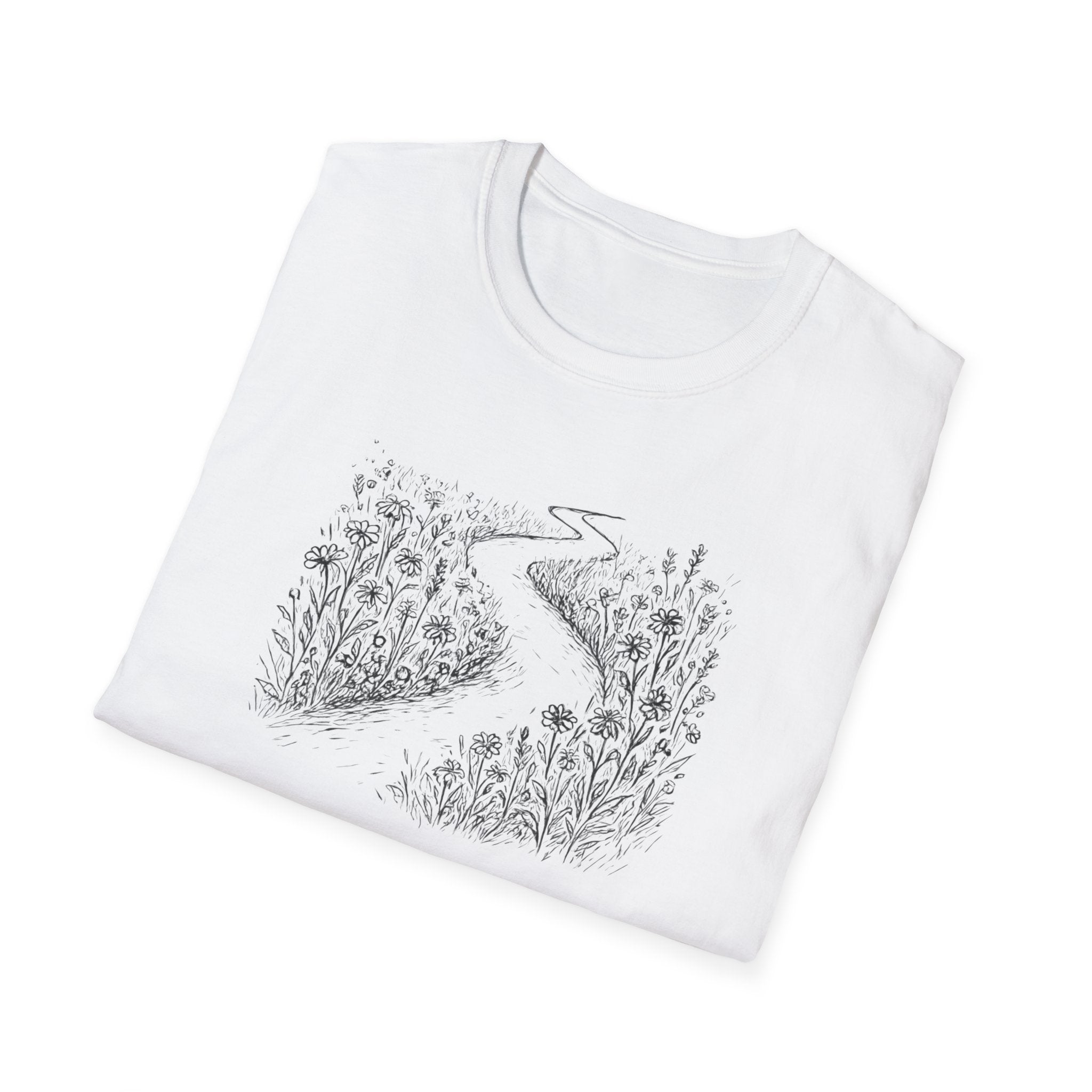 Winding path through grass T-Shirt