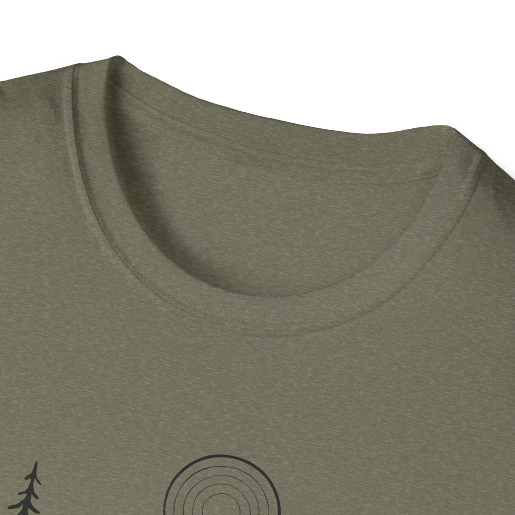 Moonlit Mountain Landscape T-Shirt