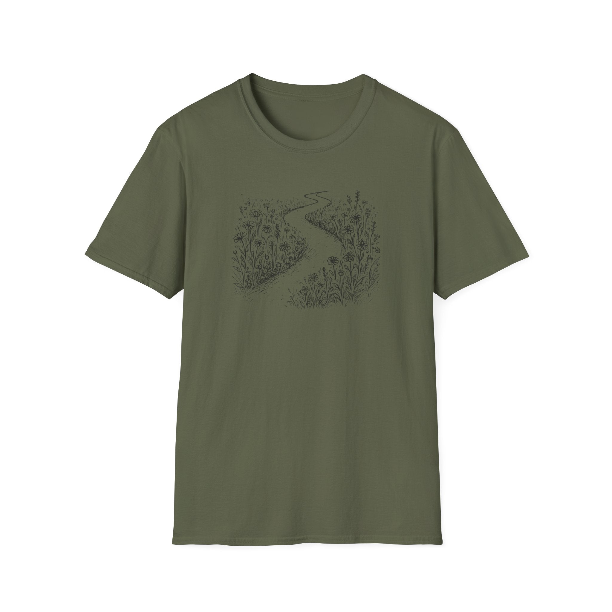 Winding path through grass T-Shirt