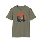 Sunset forest silhouettes T-Shirt