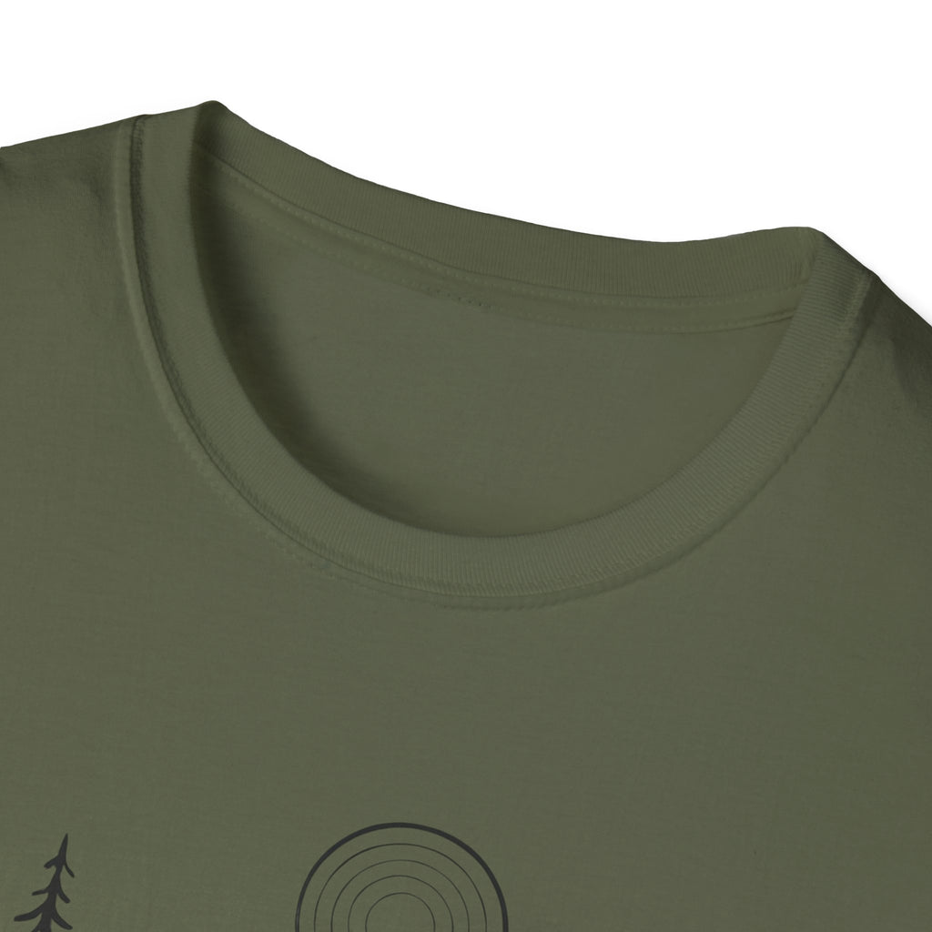 Moonlit Mountain Landscape T-Shirt