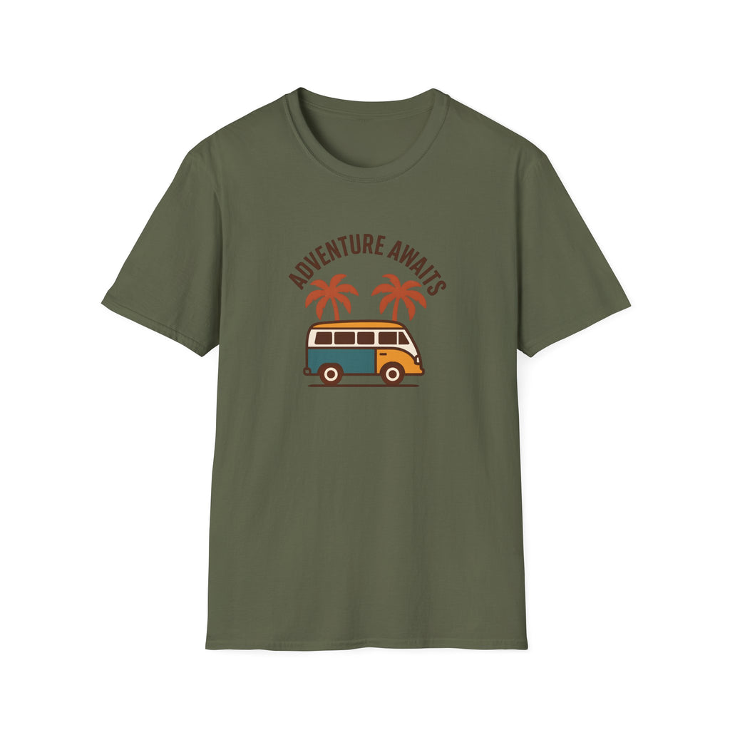 Adventure Awaits Van T-Shirt