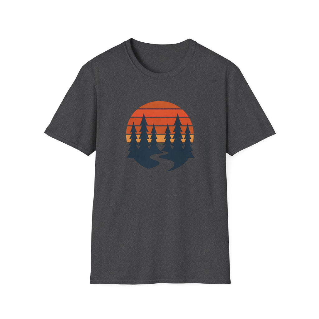 Sunset forest silhouettes T-Shirt