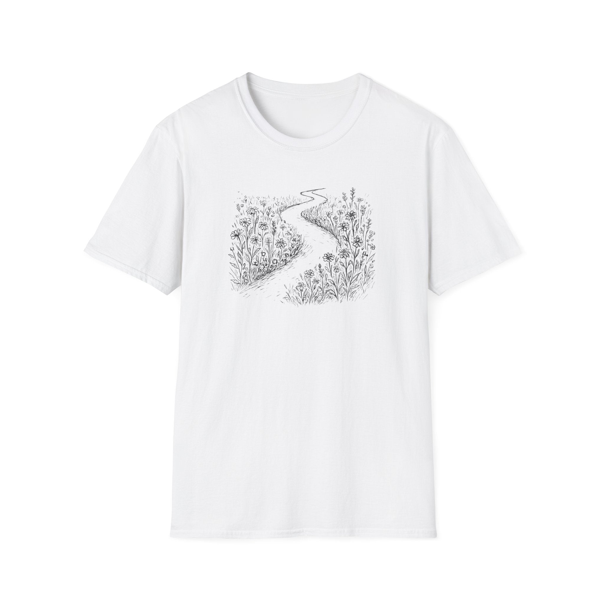 Winding path through grass T-Shirt