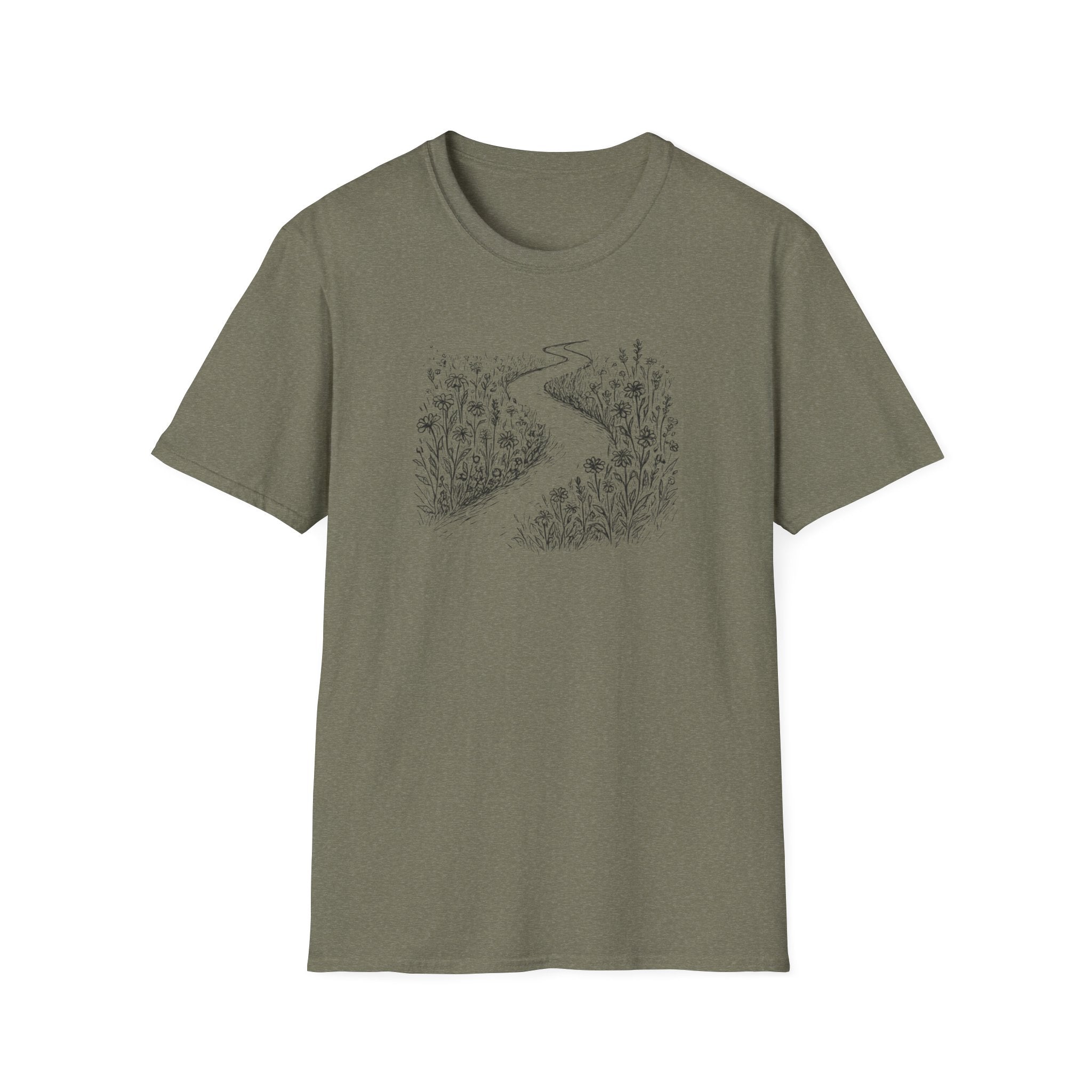 Winding path through grass T-Shirt